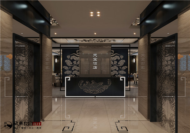 
银川酒店餐厅设计效果图|镹臻设计