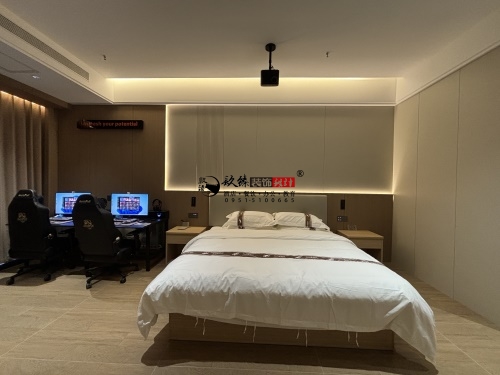 银川光环星电竞酒店设计装修项目|镹臻装饰