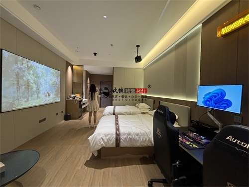 银川光环星电竞酒店设计装修项目|镹臻装饰