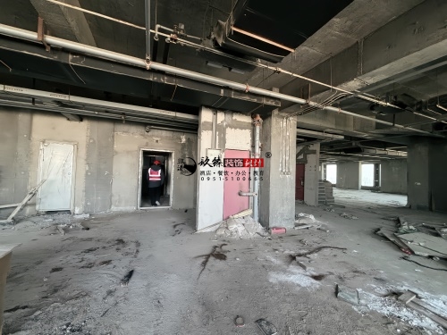 银川地产办公楼公区装修设计项目|镹臻设计