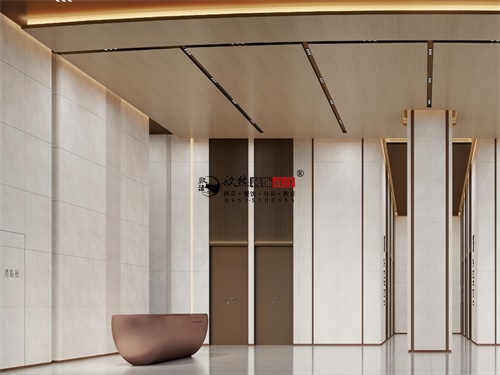 银川地产办公楼公区装修设计项目|镹臻设计