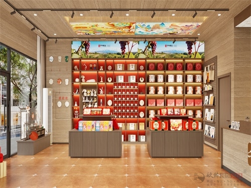 银川特产店装修设计项目|镹臻设计