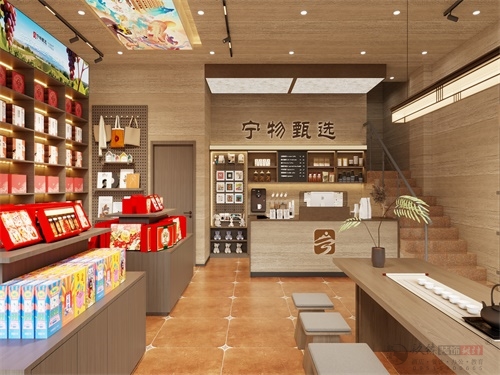 银川特产店装修设计项目|镹臻设计